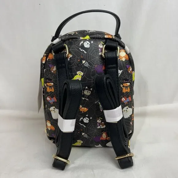 Betsy Johnson Halloween Pumpkin Mini Backpack French Bulldog New HTF Boston Dogs - Picture 2 of 8
